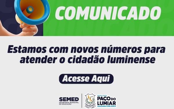 Semed e CME dispõem de novas linhas telefônicas para atender à população luminense
