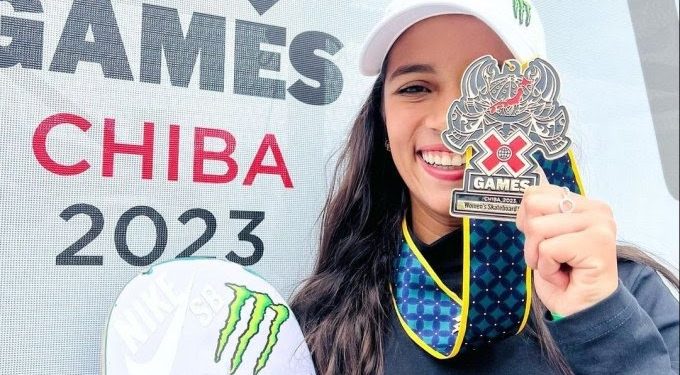 Rayssa Leal conquista mais um ouro no skate street do X-Games, no Japão