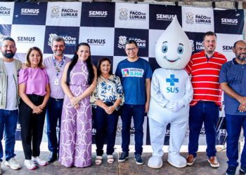 Prestígio e articulação, Paula Azevedo recepciona secretário do Ministério da Saúde em Ação Social em Paço do Lumiar