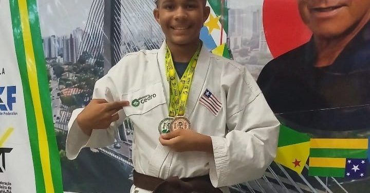 Prata da casa! Carateca Welson da área Itaqui-Bacanga conquista medalhas no campeonato do Norte e Nordeste, em Teresina