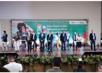 RETOMADA DE OBRAS: Cobertura, quadras poliesportivas e creches serão concluídas em Paço do Lumiar com recursos do FNDE