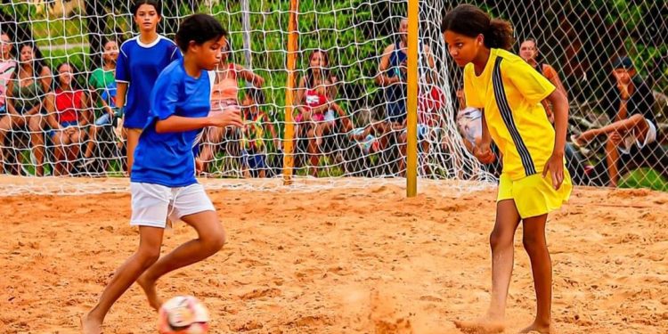Sai no Beach Soccer os primeiros campeões no XV JEL’ s 2023.