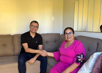 Prefeita Paula Azevedo e Carlos Lula dialogam melhorias para Paço do Lumiar