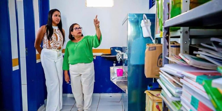 “Nosso objetivo é oferecer aos nossos alunos a volta às aulas que eles merecem”, diz prefeita Paula Azevedo ao vistoriar escolas em Paço do Lumiar
