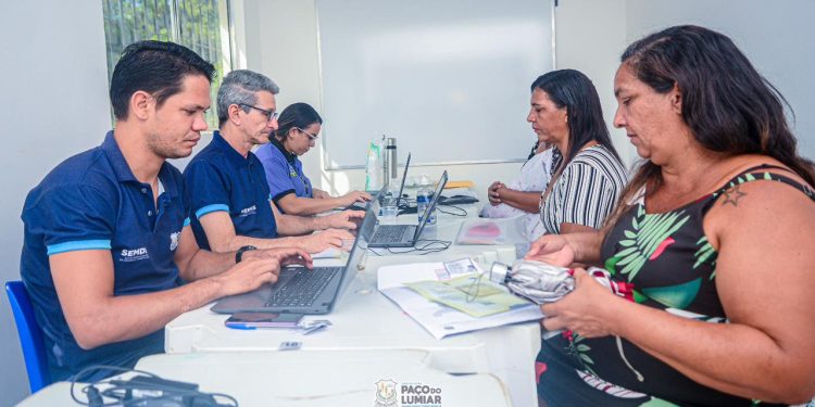 Mais uma ação do CADÚNICO ITINERANTE acontece hoje em Paço do Lumiar