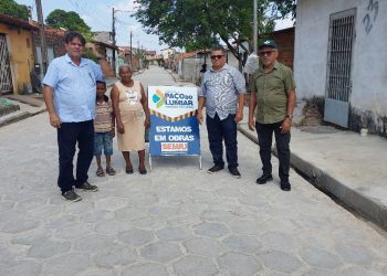 Prefeitura de Paço do Lumiar revitaliza rua do Residencial Carlos Augusto