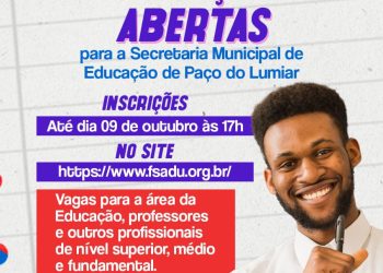 Continuam abertas as inscrições para o concurso da Educação de Paço do Lumiar