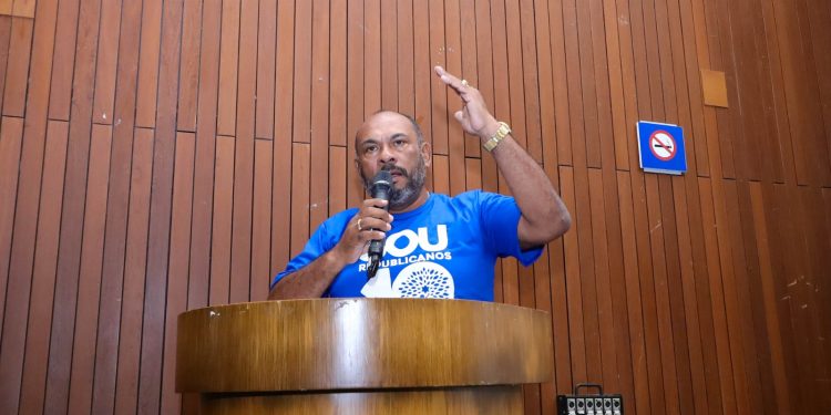 Jorge Marú Discursa Durante Encontro do Partido Republicanos em São Luís