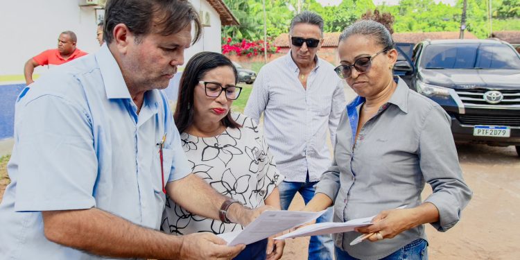 Prefeita Paula Azevedo visita áreas que serão beneficiadas com ações de Infraestrutura em Paço do Lumiar