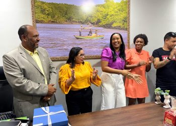 Prefeita Paula Azevedo e presidente  Jorge Maru fortalecem parceria em prol de Paço do Lumiar