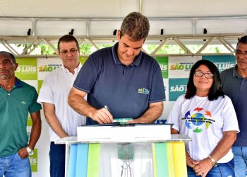 Prefeito Eduardo Braide inicia obras de asfaltamento e construção de praça na comunidade Argola e Tambor, região do Gapara