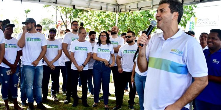 Prefeito Eduardo Braide entrega obra do programa Trânsito Livre, no Cohafuma