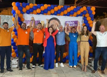 Jorge Marú Candidato a Prefeito de Paço do Lumiar Prestigia Lançamento da Candidatura de Flávia Alves a Prefeitura de São Luís 