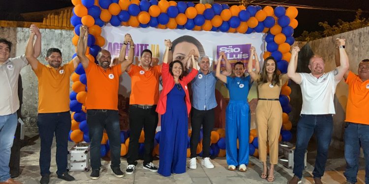 Jorge Marú Candidato a Prefeito de Paço do Lumiar Prestigia Lançamento da Candidatura de Flávia Alves a Prefeitura de São Luís 