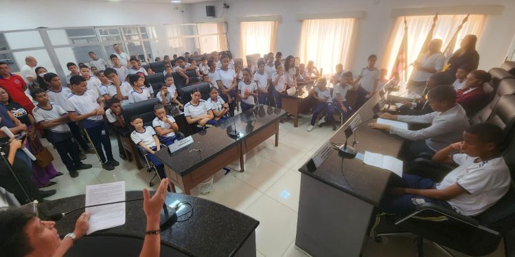 Encontro na Câmara Municipal Fortalece Educação Cívica de Jovens da UEB Tácito Caldas