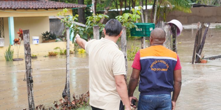 Presidente da Câmara Fernando Feitosa  Avalia Impactos das Chuvas em Paço do Lumiar