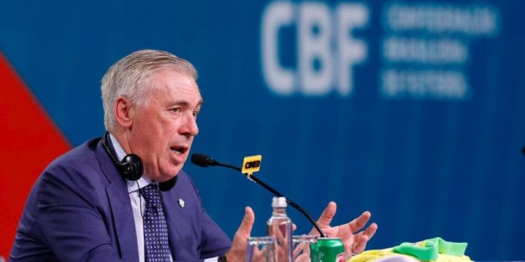 Sem Neymar, Carlo Ancelotti  convoca a Seleção Brasileira